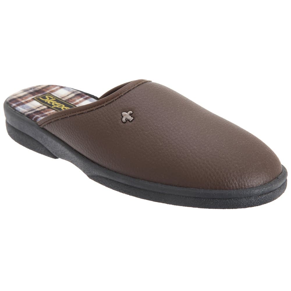 Sleepers Mens Dwight Outdoor Sole Mule Slippers