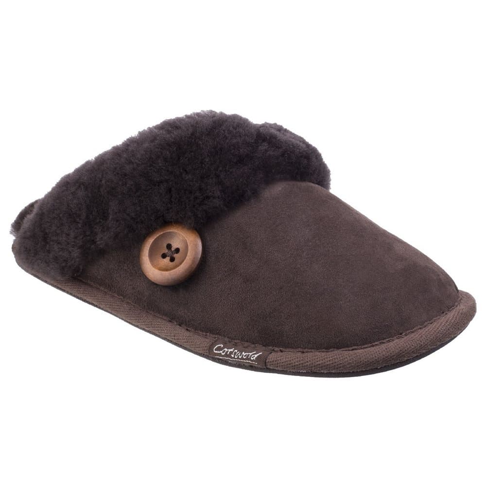 Cotswold Womens/Ladies Lechlade Sheepskin Mule Slippers