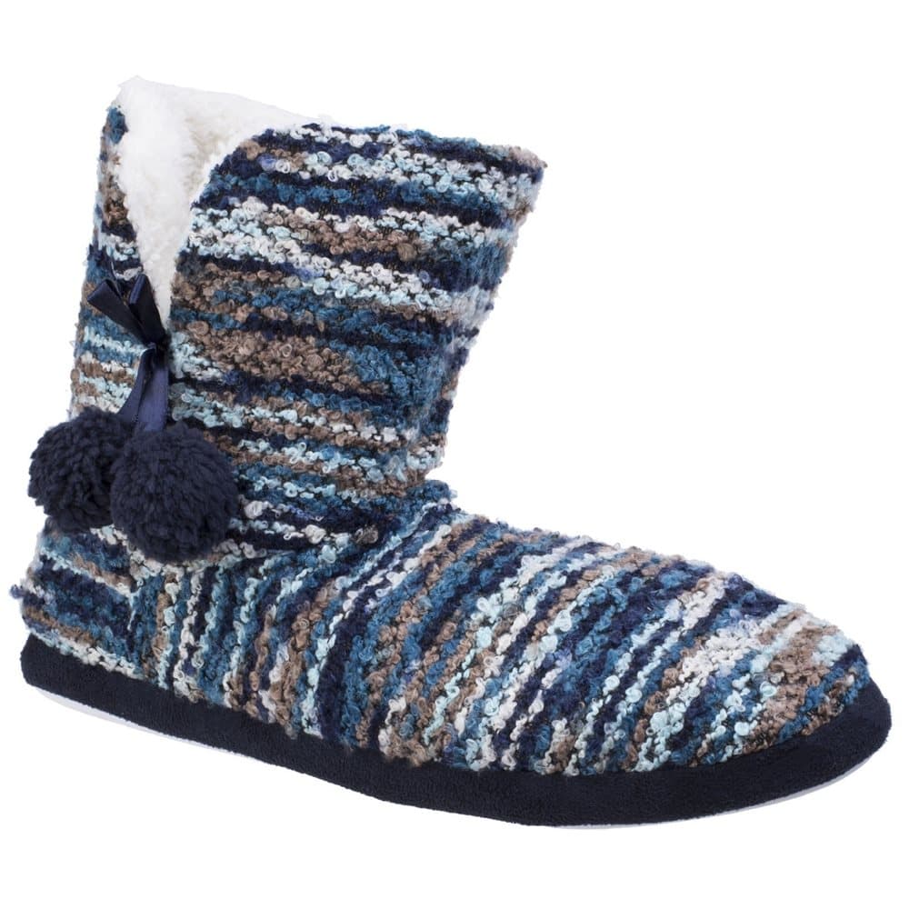 Divaz Womens / Ladies Wien stickade Bootsie tofflor