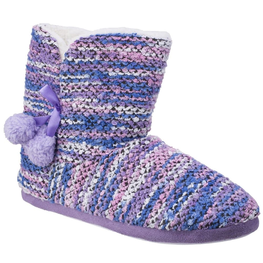 Divaz Womens / Ladies Wien stickade Bootsie tofflor