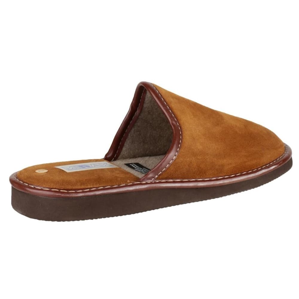Mirak Mens Reg Suede Classic Mule Slipper