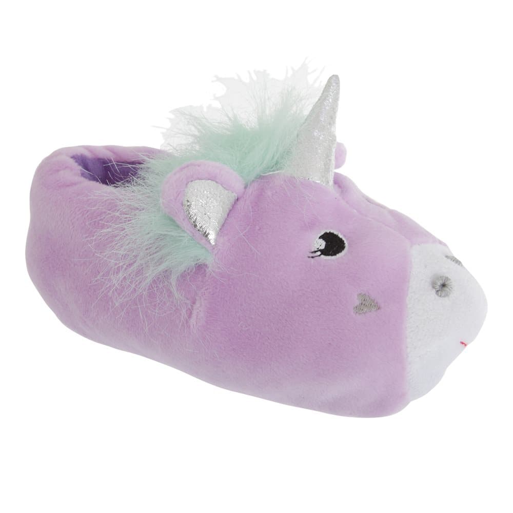 Slumberzzz Childrens/Kids Soft Unicorn Design Slippers