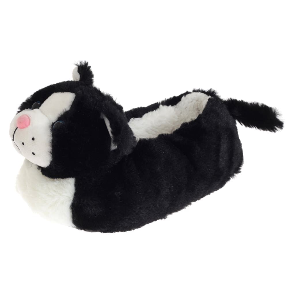 SlumberzzZ Barnkläder / barn Fleece fodrade katt tofflor