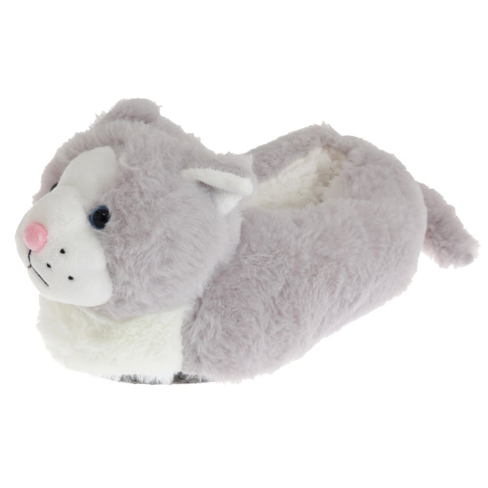SlumberzzZ Barnkläder / barn Fleece fodrade katt tofflor