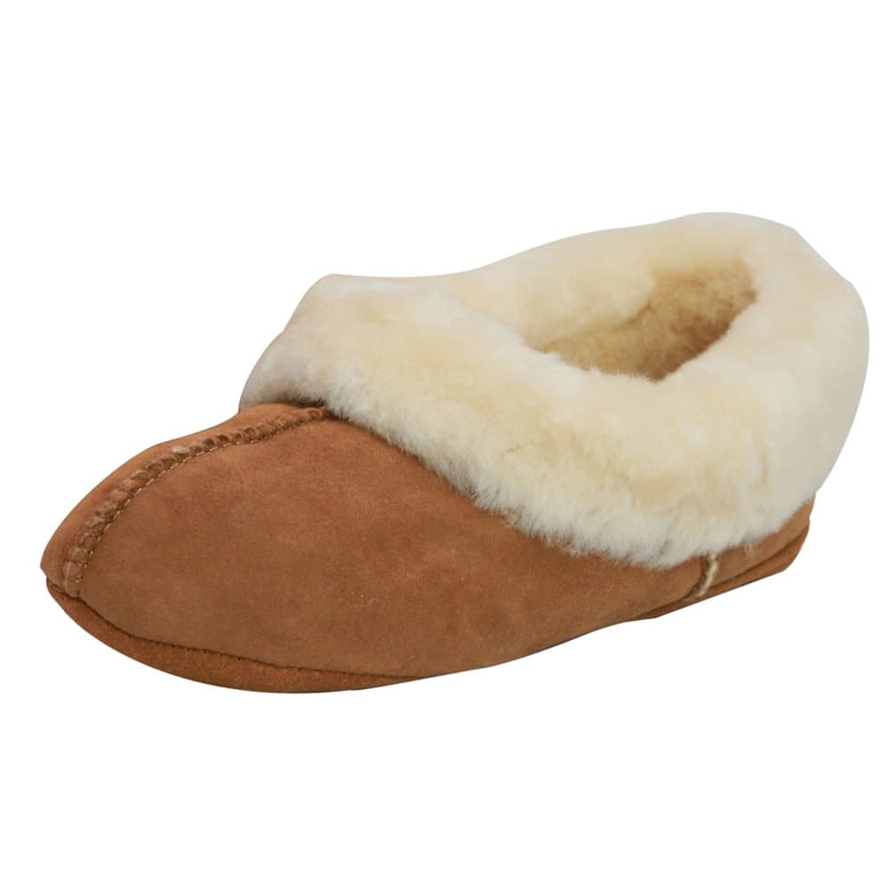 Eastern Counties Leather Womens/Ladies Full Sheepskin Turn Slippers