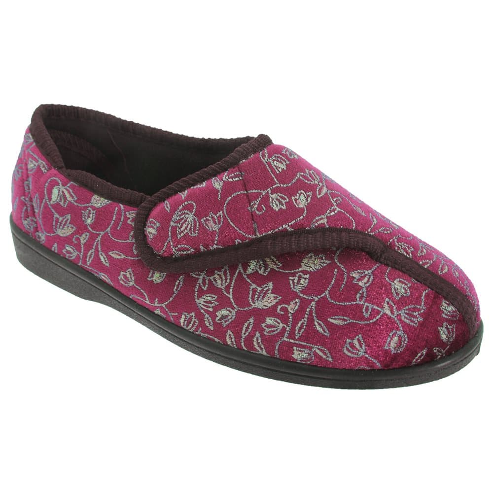 Zedzzz Kvinnor / damer Janice Touch Fastening Floral tofflor