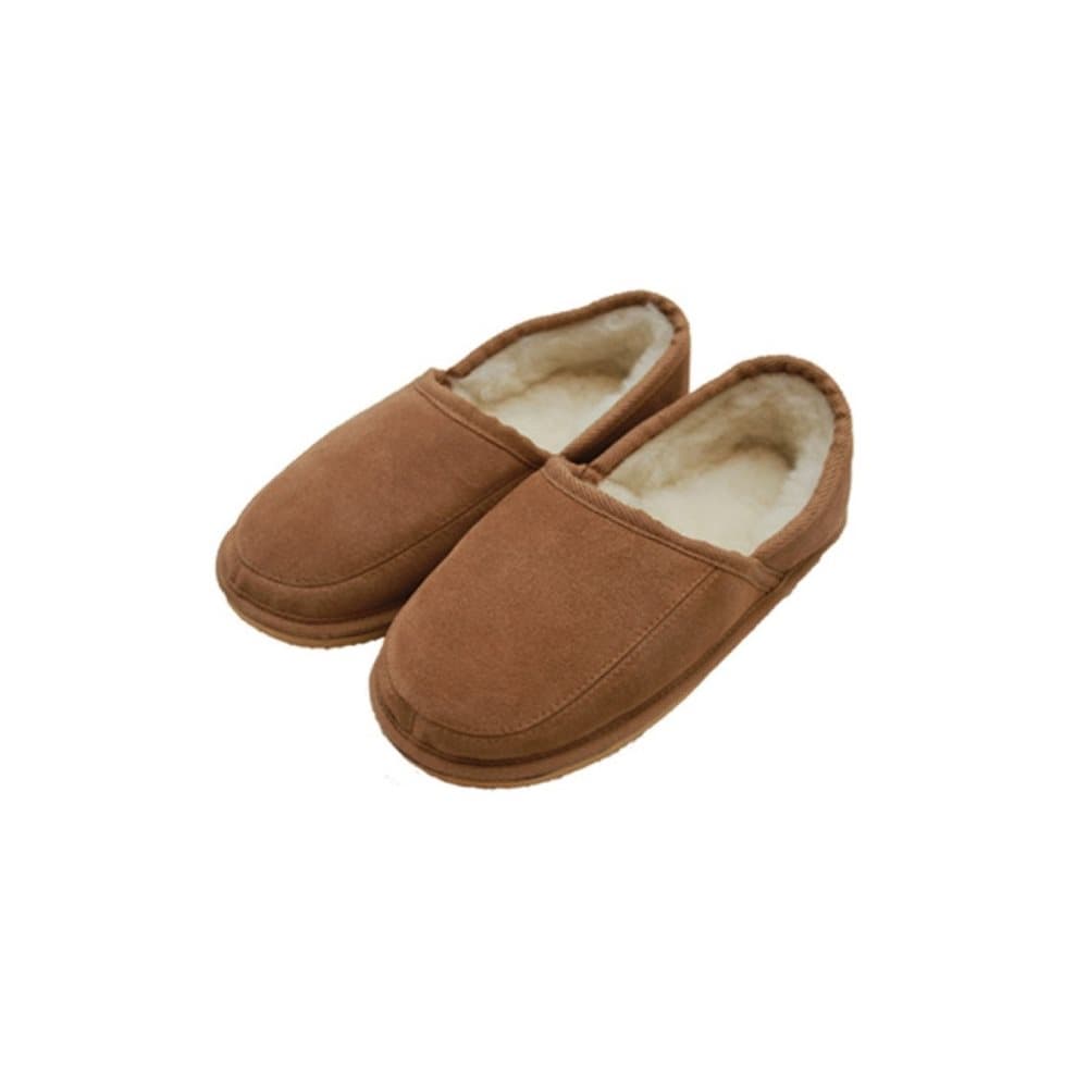 Eastern Counties Leather Mens Dominic Wool-blend Slippers