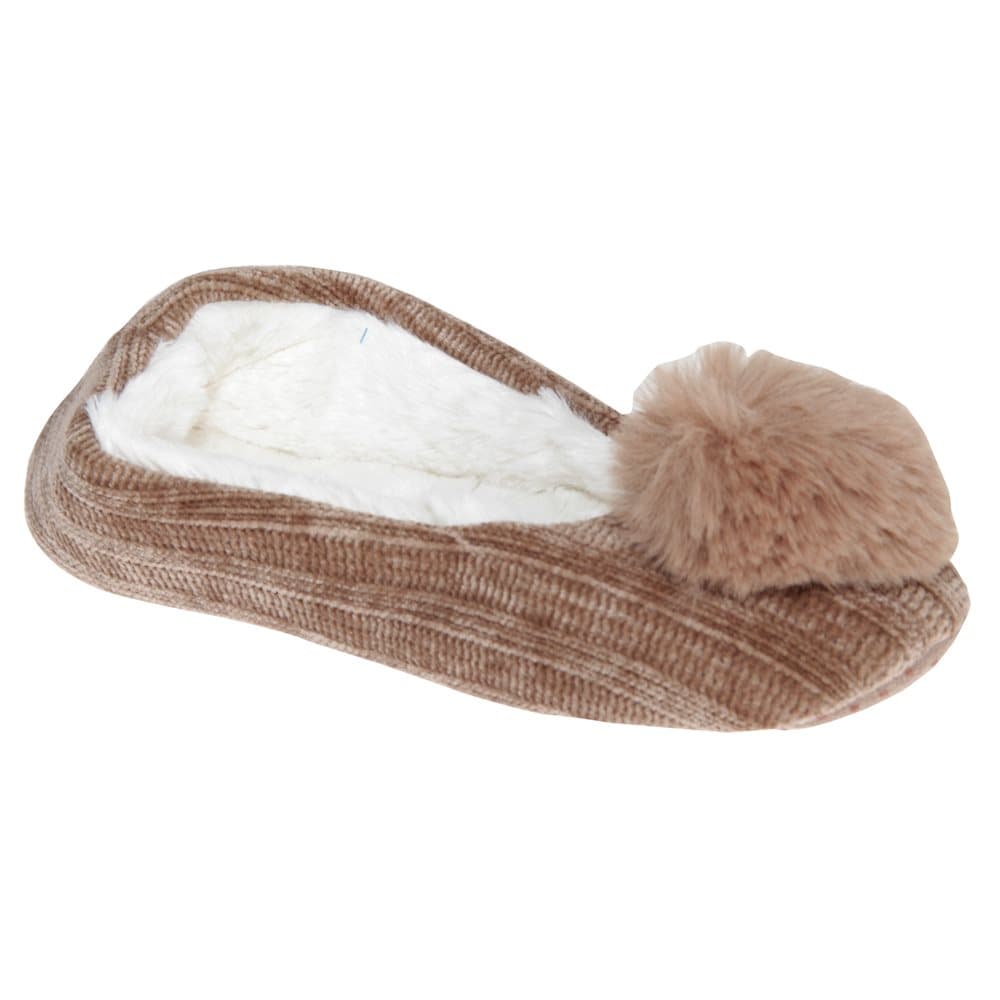 Slumberzzz Womens/Ladies Pom Pom Slippers