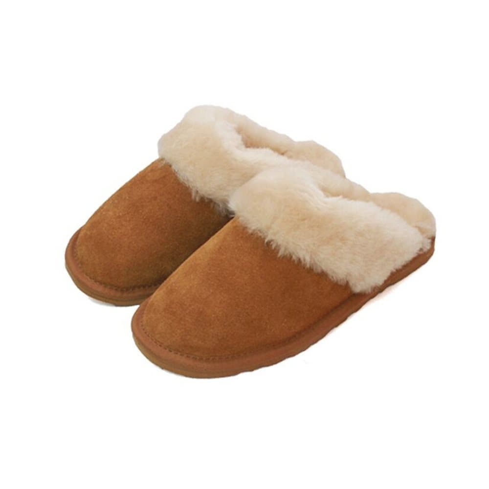Eastern Counties Leather Womens/Ladies Sheepskin Lined Mule Slippers