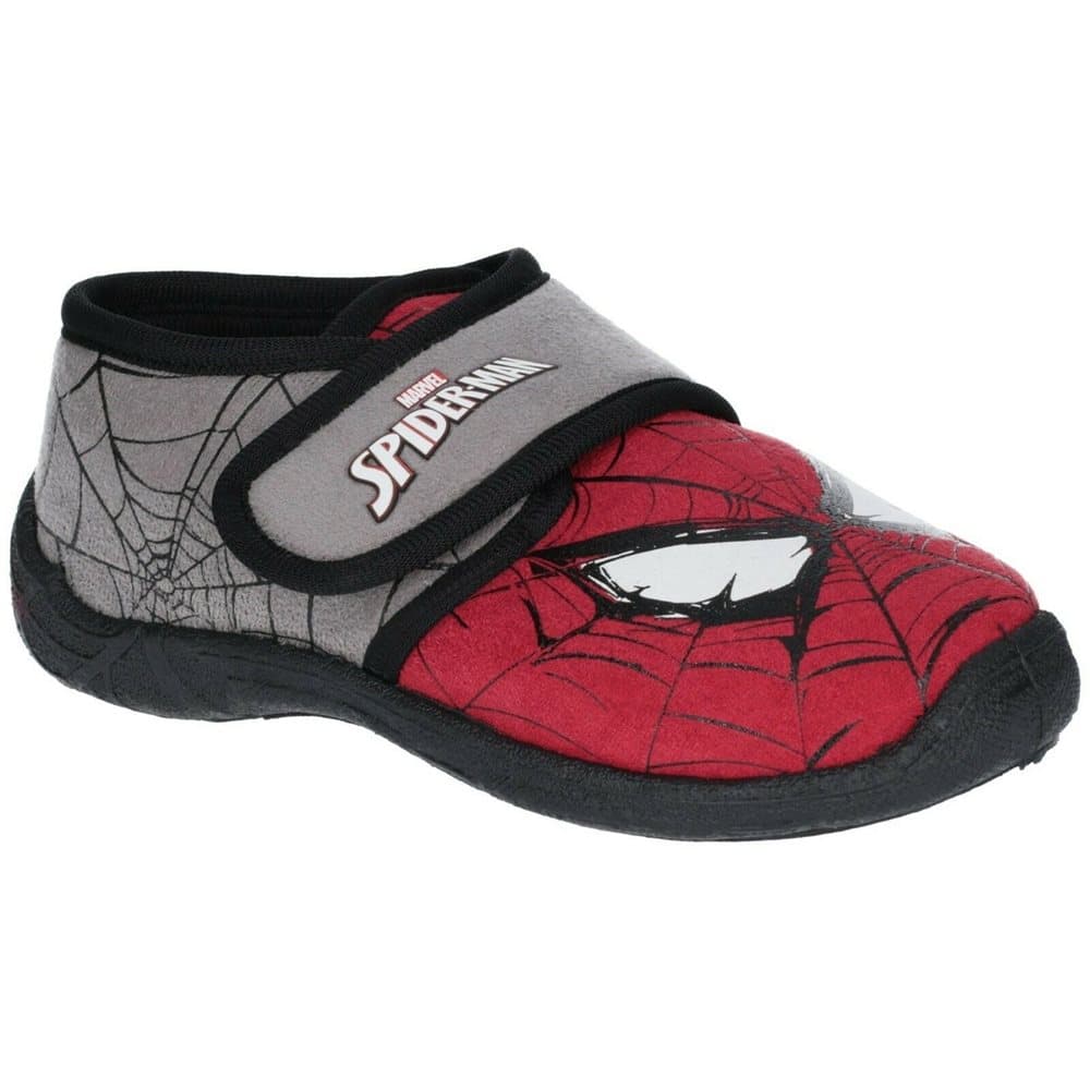 Spider-Man Childrens Boys Web Touch Fastening Slippers