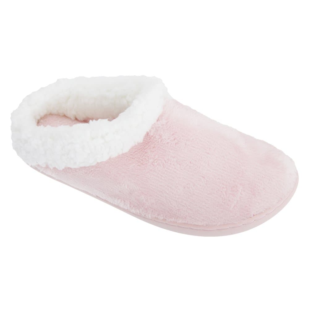Slumberzzz Womens/Ladies Memory Foam Sherpa Fleece Lined Mule Slippers