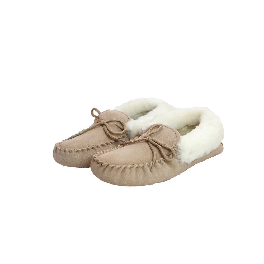 Eastern Counties Leather Womens/Ladies Soft Sole Sheepskin Moccasins
