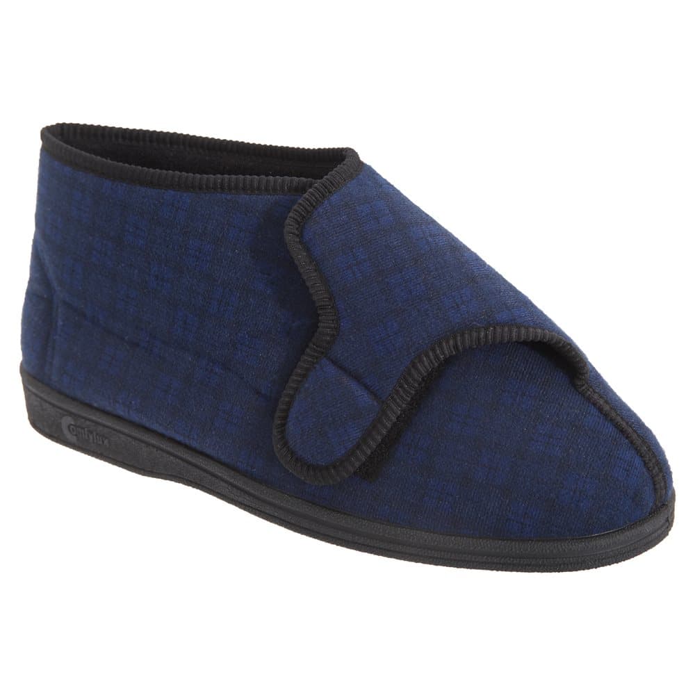 Comfylux Mens Gerry Superwide Bootee Slippers