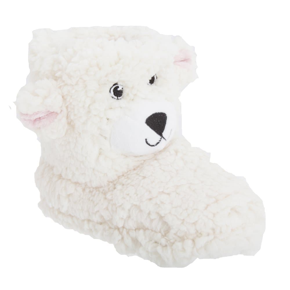 Childrens/Kids Pull On Bear Design Slipper Boots