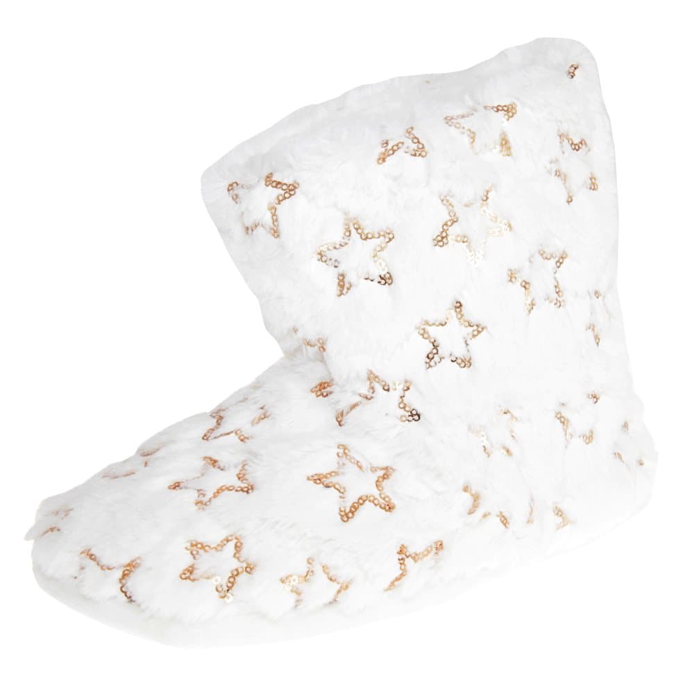 Slumberzzz Womens/Ladies Star Slipper Boots