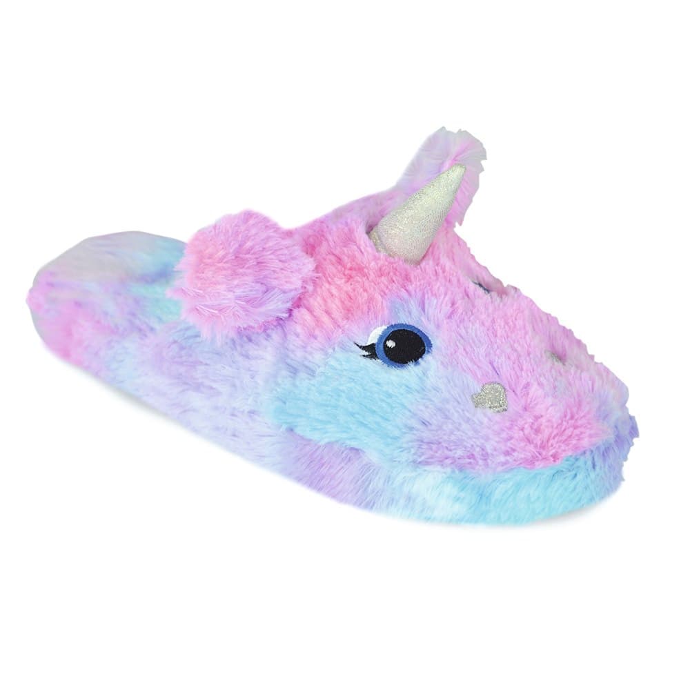 Slumberzzz Kvinnor / damer Rainbow Unicorn tofflor