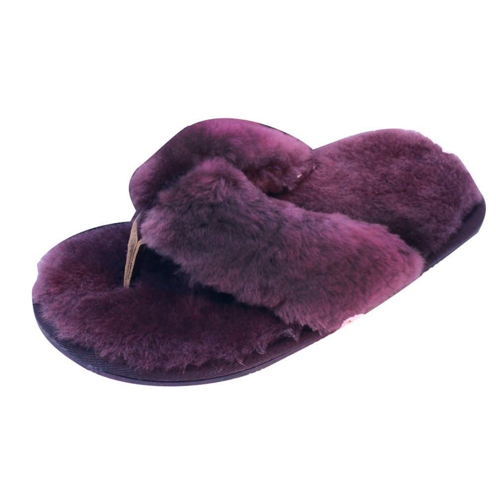 Eastern Counties Leather Womens/Ladies Sheepskin Flip Flops