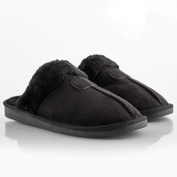 Warm and comfortable Slippers Black