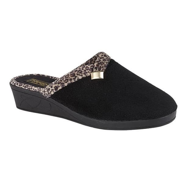 Sleepers Womens/Ladies Jackie Slippers Black 8 UK