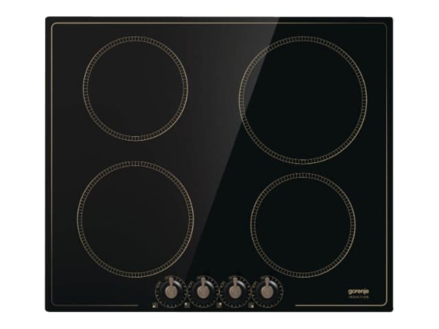 Gorenje IK640CLB - Induktionshäll - 4 kokplattor - Fördjupning - bredd: 55.8 cm - djup: 49 cm - svart