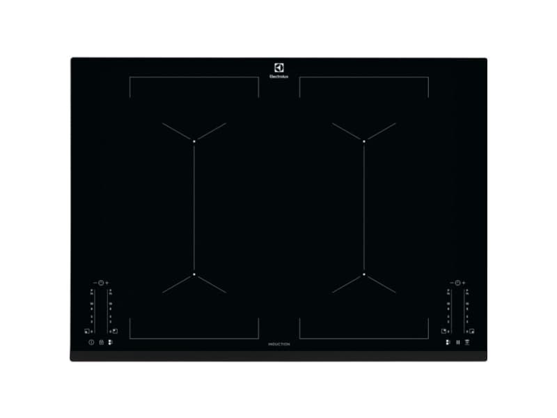 Electrolux EIV744, Svart, Innebygget, Sonebasert induksjon, Glass, 4 zone(s), 4 zone(s)
