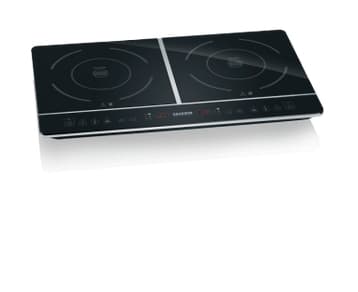 Severin DK 1031, Svart, Bänkdiskmaskin, Induktionshäll med zon, Glass-keramisk, 2 zone(s), 2 zone(s) - Endast för naturgas eller flaskgas