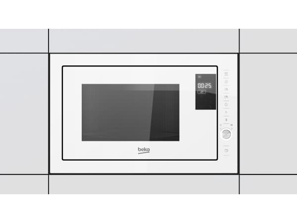 Beko MGB25333WG, Inbyggd, Kombinationsmikrovågsugn, 25 l, 900 W, Rotations-, Röra, Vit