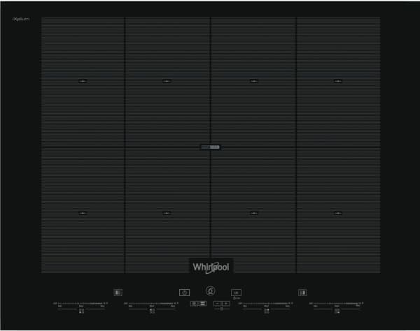 Whirlpool SMO 658C/NE, Svart, Innebygget, Sonebasert induksjon, Glass-keramikk, 4 zone(s), 4 zone(s)