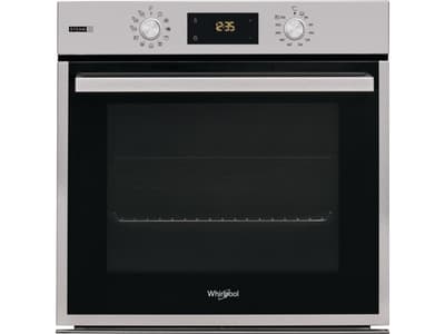 Orkaite WHIRLPOOL Oven OASKP8V1IX 60 cm, A+, Inox color/juodas glass, PYROLYSIS