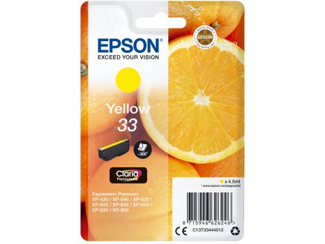 Bild av Bläckpatron Epson 33 Gul