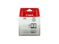 Canon PG-545 / CL-546 Multipack - 2-pack - svart, farge (cyan, magenta, gul) - original - blister med sikkerhet - blekkpatron - for PIXMA MG2550, TR4