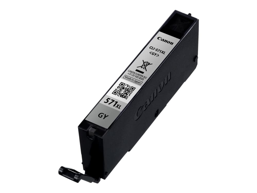 Canon CLI-571GY XL - 11 ml - Høy ytelse - grå - original - blekkbeholder - for PIXMA MG7750, MG7751, MG7752, MG7753, TS8050, TS8051, TS8052, TS8053,