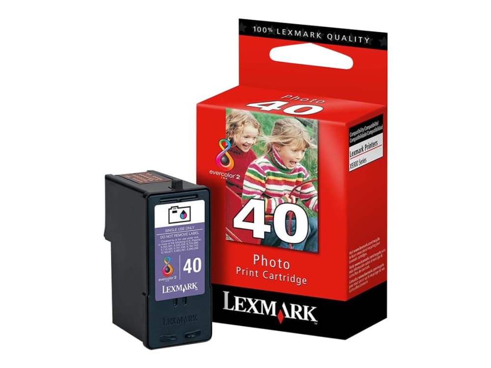 Lexmark Cartridge No. 40 - 1 - original - skriverpatron (foto) - for Lexmark X4850, X4875, X4950, X4975, X6570, X6575, X7550, X7675, X9350, X9575, Z1