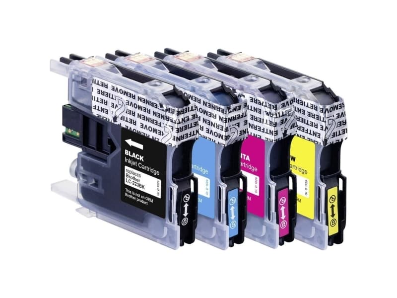 BASETech 1529,0050-126, Kompatibel, Svart, Cyan, Fiolblå, Gult, Brother, Multi pack, DCP J 4120 DW, DCP J 562 DW, MFC J 4420 DW, MFC J 4620 DW, MFC J