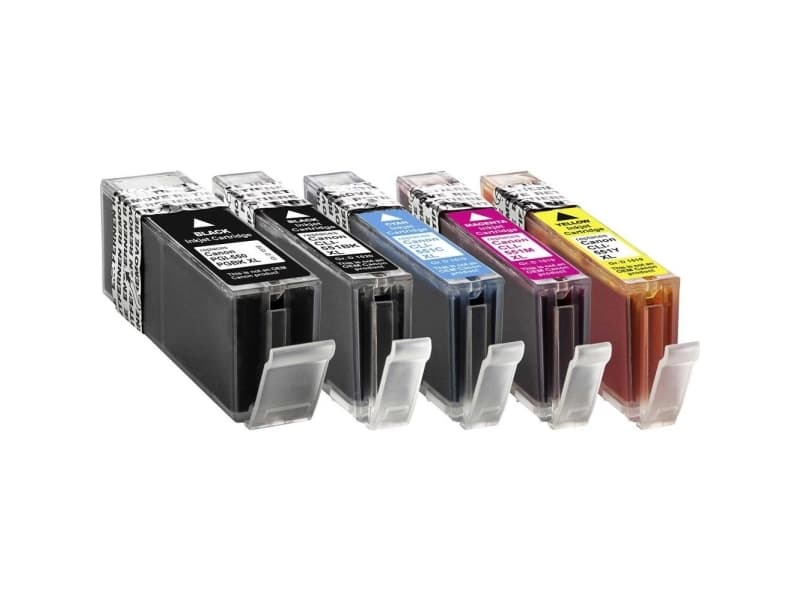 BASETech 1519,0050-126, Kompatibel, Svart, Cyan, Fiolblå, Gult, Canon, Multi pack, PIXMA IP 7250, PIXMA IP 8750, PIXMA IX 6850, PIXMA MG 5450, PIXMA