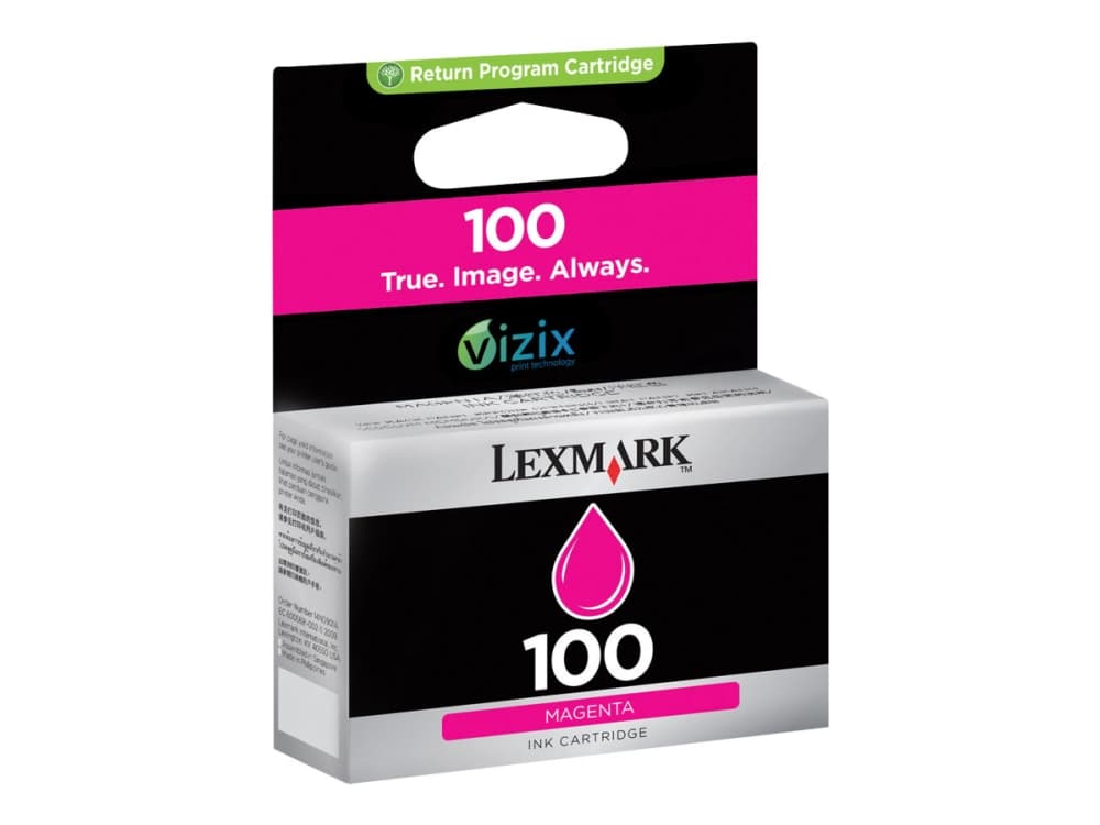 Lexmark Cartridge No. 100 - Magenta - original - bläckpatron LCCP, LRP - för Lexmark Prevail Pro704, Value Ink Prevail Pro709, Value Ink Prospect Pro