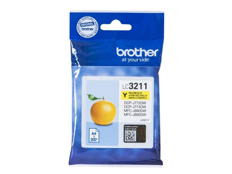 Brother LC3211Y - Gul - original - bläckpatron - för Brother DCP-J572, DCP-J772, DCP-J774, MFC-J890, MFC-J895