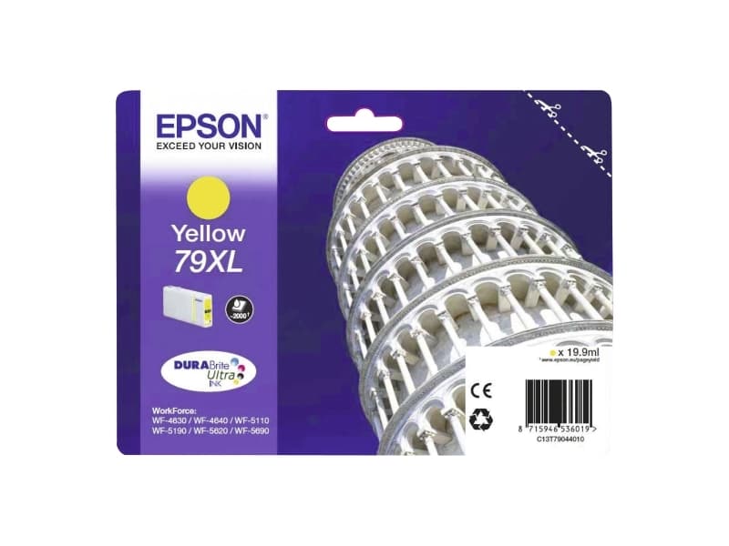 Blækpatron Epson WP XL WF5110 gul