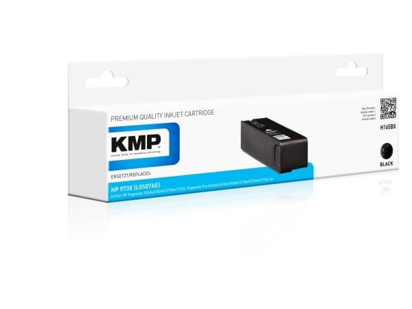 KMP H165BX, Compatible, Pigmentbaserat bläck, Svart, HP, HP PageWide Pro 450 Series, HP PageWide Pro 452 dn, HP PageWide Pro 452 dw, HP PageWide Pro
