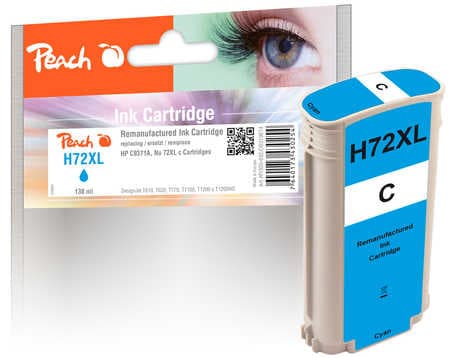Peach PI300-692, Compatible, Cyan, HP, HP DesignJet T 1100 24 Inch HP DesignJet T 1100 44 Inch HP DesignJet T 1100 MFP HP DesignJet T..., 1 styck, Bl