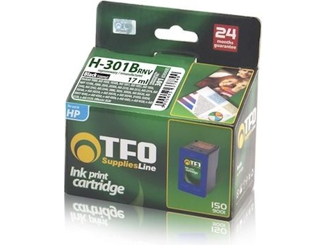 Bild av TFO HP 301XL CH563EE Juodas INK Cartridge 17ml for DeskJet 1050 2050 3050 etc HQ Premium Analog