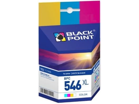 Black Point BPC546XL, Compatible, Färgbaserat bläck, Cyan, Magenta, Gul, Canon, iP2850 MG2450 MG2550 MG2950 MX495, 1 styck