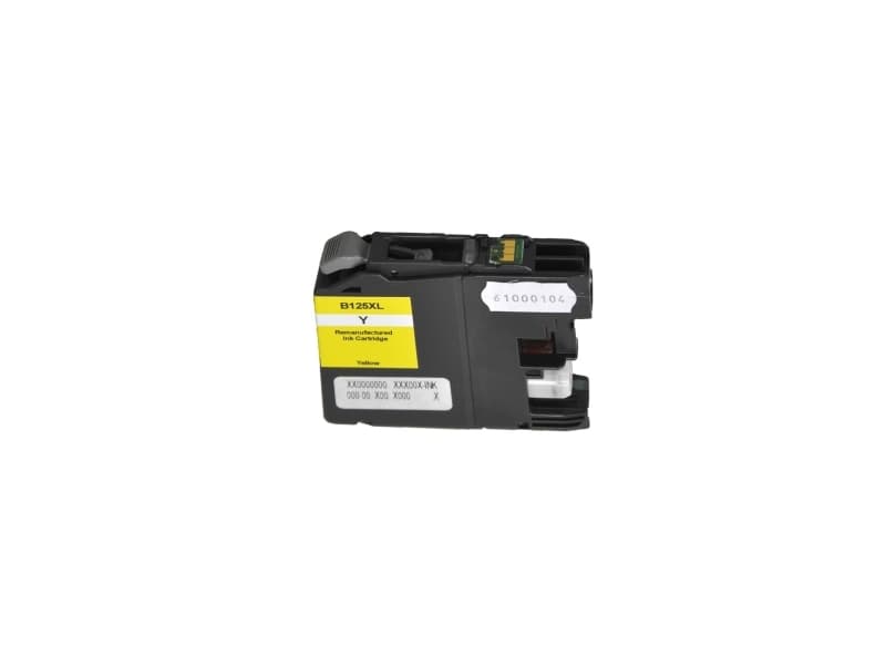 V7 BR125Y-INK, Compatible, Gul, Brother, DCP-J4110DW, MFC-J4410D, MFC-J4510DW, MFC-J4610DW, MFC-J4710DW, MFC-J6520DW, MFC-J6720DW,..., 1 styck, 1200