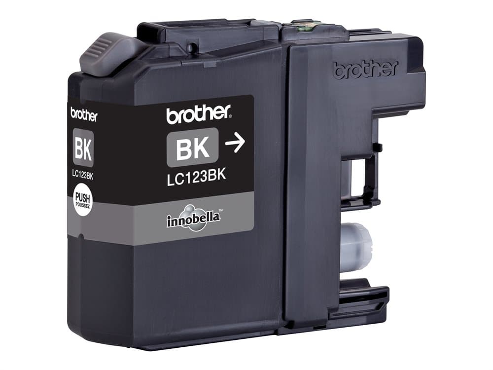 Brother LC123BK - Lång livslängd - svart - original - bläckpatron - för Brother DCP-J100, J105, J132, J152, J552, J752, MFC-J245, J470, J650, J6520,