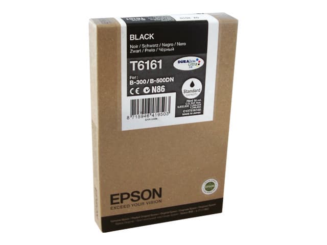 Epson T6161 - Svart - original - bläckpatron - för B 300, 310N, 500DN, 510DN