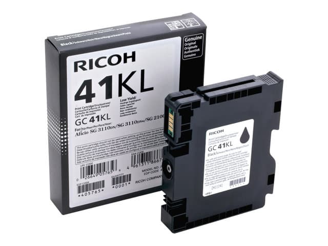 Ricoh GC 41KL - Low Yield - svart - original - bläckpatron - för Nashuatec SG 2100; NRG SG 2100; Rex Rotary SG 2100; Ricoh Aficio SG 7100, SG 31XX