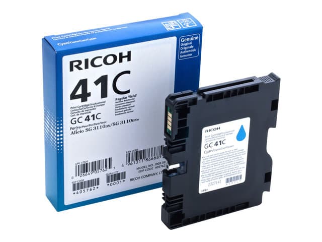 Ricoh - Cyan - original - bläckpatron - för Ricoh Aficio SG 3100, Aficio SG 3110, Aficio SG 7100, SG 3110, SG 3120