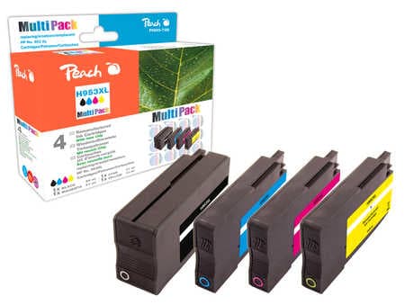 Peach PI300-728, Kompatibel, Svart, Cyan, Magenta, Gul, HP, Combo pack, OfficeJet Pro 7700 Series, OfficeJet Pro 7720, OfficeJet Pro 7730, OfficeJet