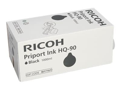Ricoh Type HQ90 - 6-pack - 1000 ml - svart - original - bläckpatron - för Priport HQ7000, HQ9000