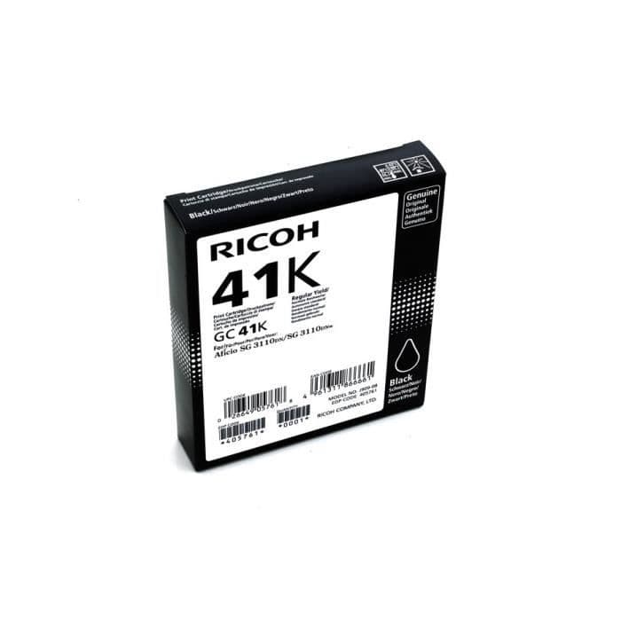 Ricoh GC41K musta geelimustepatruuna